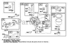 Toro 71226 (16-38 XLE) - Toro Lawn Tractor (SN: 210000001 - 210999999) (2001) Engine Briggs Stratton Model 28q777-0690-E1 4