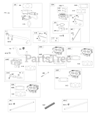 Briggs & Stratton 613275-0002-E1 - Briggs & Stratton Horizontal Engine Carburetor Mixers, Fuel Lines