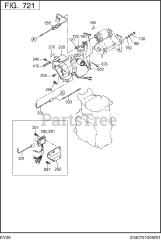Subaru Robin EY280BS7270 (EY28) - Subaru Robin Engine 721 Electric Device