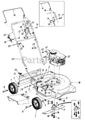 MTD 112-030R000 - MTD Walk-Behind Mower (1992)