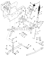 Toro 01-08K801 (C-81) - Toro Garden Tractor (1980) Lift Linkage