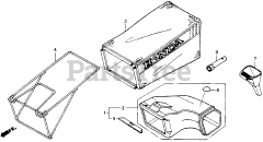 Honda HR214 PXA#1 (HR214) - Honda 21" Walk-Behind Mower, Made in USA (SN: HR214-6000001 - HR214-9999999) GRASS BAG