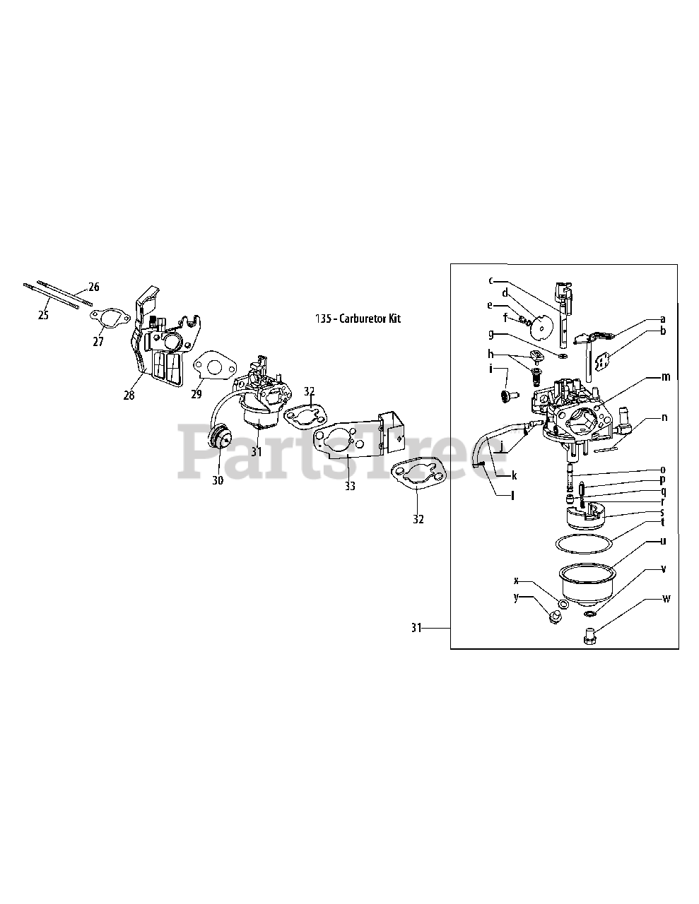 Troy Bilt Tb360 Carburetor Diagram