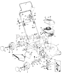 White Outdoor 113-108C190 - White Outdoor 21" Walk-Behind Mower (1993)