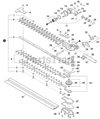 Shindaiwa AH 254 - Shindaiwa Articulating Hedge Trimmer (SN: T12612001001 - T12612999999)