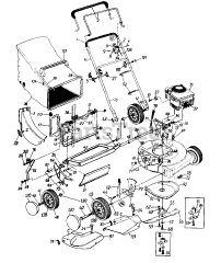 Montgomery Ward TMO-3709506 (115-808R088) - Montgomery Ward Power Kraft Walk-Behind Mower (1995)