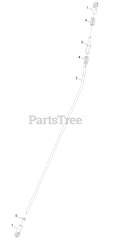 Exmark ARX440GKC24000 - Exmark 24" Stand-On Aerator, Kohler CH440 (SN: 402082300 - 404314158) (2018) LH Motion Control Linkage Assembly