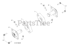 Husqvarna ST 276 EP (961910039-06) - Husqvarna 30" Snow Blower (2012-08) AUGER HOUSING &amp; IMPELLER 4
