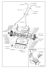 Husqvarna 964934030 - Husqvarna Walk-Behind Reel Mower (2000-08)