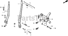 Honda FR500 A (FR500) - Honda Tiller, Made in Japan (SN: FR500-1000001 - FR500-9999999) GOVERNOR ARM