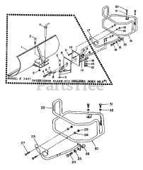 Troy-Bilt 1873 - Troy-Bilt Dozer/Snow Blade & 1684 Bumper Kit