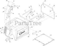 Exmark NVS740CKC42000 - Exmark 42" Navigator Front Mount Mower, Kohler CH740 (SN: 413950474 - 416150474) (Rev A) (2023) Hopper Assembly 2
