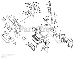 Simplicity 707 (990375) - Simplicity Broadmoor Lawn Tractor, 7hp