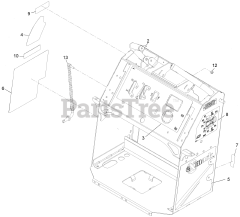Exmark VTX651KA484 - Exmark 48" Vantage X-Series Stand-On Mower, Kawasaki FX651V (SN: 314000000 - 314999999) (2014)