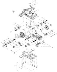 Huskee 14AR808K131 - Huskee Garden Tractor (2003) (Tractor Supply) Transmission Assembly