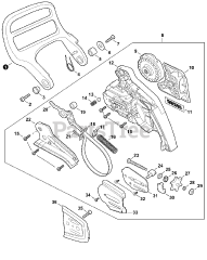 Echo CS-400 F - Echo Chainsaw (SN: C27812001001 - C27812999999)