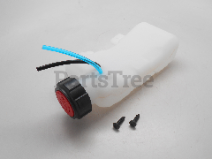 MTD 753-06856 Fuel Tank Assembly With Fuel Lines - image 1