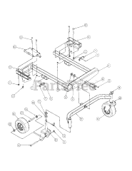 MTD 1748F (55AF3DAM195) - MTD Pro Walk-Behind Mower