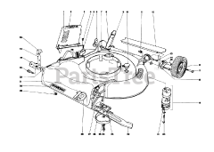 Toro 21500 - Toro Guardian Walk-Behind Mower (SN: 005000001 - 005999999) (1975)