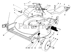 Toro 20747 C - Toro Walk-Behind Mower (SN: 007000001 - 007999999) (1987)
