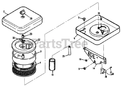 Toro 73420 (416-8) - Toro Garden Tractor (SN: 059000715 - 059999999) (1995) Air Cleaner