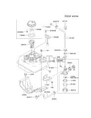 Kawasaki FE120D-BS01 - Kawasaki Engine FUEL-TANK/FUEL-VALVE