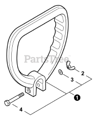 Echo GT-225 i - Echo String Trimmer (SN: U74513001001 - U74513999999) Handle - Support