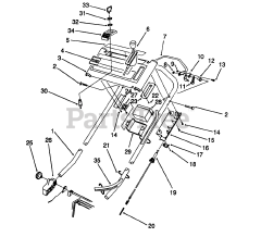 Toro 20925 - Toro 48cm Rear Bagging Walk-Behind Mower (SN: 000000001 - 000999999) (1990)