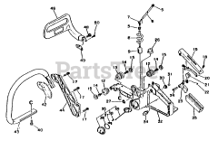 Echo CS-4500 - Echo Chainsaw Handles, Fuel System