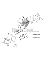 Troy-Bilt 170-DU - Troy-Bilt Engine 170-DU Cylinder Head