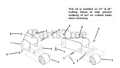 Snapper 7060794 - Snapper 41" & 42" Gage Wheel Kit