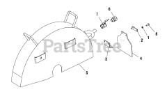 Briggs & Stratton EX 20-S (866057) - Briggs & Stratton Concrete Floor Walk-Behind Saw
