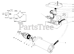 Toro 38130 (S-200) - Toro Snow Thrower (SN: 000000001 - 000015000) (1980) Starter Motor Switch Assembly (model 38130)