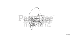 Honda BF250 A XXCA (BBJJ) - Honda Marine Engine, Made in Japan (SN: BBJJ-8000001 - BBJJ-9999999) PROPELLER