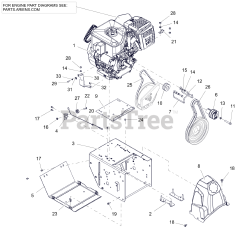 Ariens 921333 - Ariens Platinum 24" SHO Snow Blower, Ariens AX 369cc EFI engine (SN: 000101 & Above)
