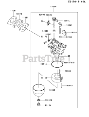 Kawasaki FJ180V-AM95 - Kawasaki Engine CARBURETOR