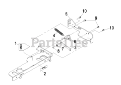 Exmark OCD01 - Exmark Operator Controlled Discharge Components For 109-3603 Assembly
