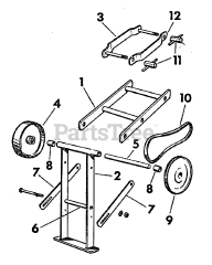 Simplicity L - Simplicity Two-Wheeled Tractor, 1.5hp PTO Group (3739I01)