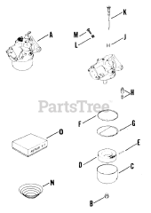 Kohler K161-28635 - Kohler K-Series Engine, Made for Moto Mower, 7hp, 5.2kW Carburetor (Cont.) 0203009148