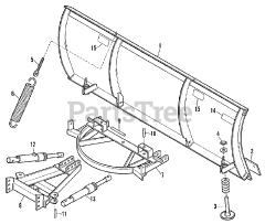 Simplicity 2109001 (410) - Simplicity 72" Dozer Blade