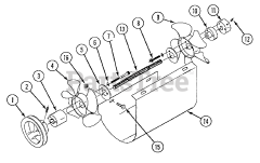 Snapper Z 4801M (80001) - Snapper 48" Mower Deck Assembly