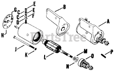 Kohler K161-281188 - Kohler K-Series Engine, Basic Version, 7hp, 5.2kW Electric Start (Cont.) 02030127701