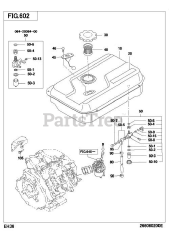 Subaru Robin EH360DS6620 (EH36) - Subaru Robin Engine 602 Fuel &amp; Lubricant