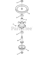 Cub Cadet 032 (190-032-101) - Cub Cadet 42" Snow Thrower Attachment Spindle Assembly 2009 &amp; After