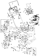 White Outdoor 123-148C190 - White Outdoor 21" Walk-Behind Mower (1993)