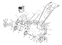 Simplicity J (994950) - Simplicity Two-Wheeled Tractor, 2hp