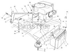 Toro 70044 (8-25) - Toro Rear-Engine Riding Mower (SN: 000000001 - 000999999) (2000)