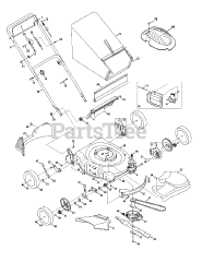 Huskee 12A-46MC031 - Huskee Walk-Behind Mower (2009)