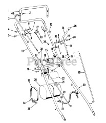 Toro 23200 - Toro Heavy-Duty Whirlwind Walk-Behind Mower (SN: 007000001 - 007999999) (1967)