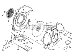 Echo PB-400 E - Echo Backpack Blower (SN: 249242 - 999999) Fan, Housings